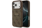 Mobil - Covers & Cases - GUESS 4G Ring Classic Logo MagSafe Case for iPhone 17 Pro - Brown - 3666339491062