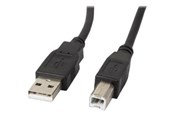 USB kabel - Lanberg - USB cable - USB to USB Type B - 1 m - CA-USBA-10CC-0010-BK