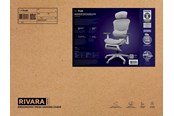 Gamer Stol - Trust GXT725W RIVARA MESH GAMING CHAIR - WHITE - 26146