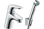 Blandingsbatterier og armaturer - Hansgrohe Focus bidétarmatur med håndbruser - 31926000