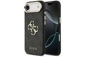 Mobil - Covers & Cases - GUESS 4G Big 4G Classic Logo Case for iPhone Air - Black and Gold - 3666339521608