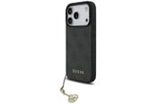 Mobil - Covers & Cases - GUESS 4G Charms Collection MagSafe case for iPhone 17 Pro - black - 3666339525484