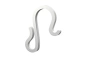 Smart Home - Light Solutions Lyskæde Clips – Tagrendekrog til Julelys og Lyskæder - 15mm - Hvid - 20 stk - 5714255018875