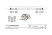 Netværkskabel - Vision network cable - 1 m - black - Sort - TC 1MCAT6A/BL