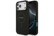 Mobil - Covers & Cases - GUESS Saffiano Classic Logo MagSafe Case for iPhone 17 Pro Max - Black - 3666339492403