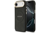 Mobil - Covers & Cases - GUESS Peony Hot Stamp MagSafe Case for iPhone Air - Black - 3666339519681