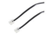 Netværkskabel - Helos S-Impuls phone cable - 1.5 m - black - Sort - 1m - 70083-1.5