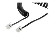 Netværkskabel - SCONN S-Impuls phone cable - 10 m - black - Sort - 10m - 70135-10