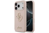 Mobil - Covers & Cases - GUESS Silicone Big 4G Script Case for iPhone 17 Pro - Pink - 3666339522735