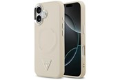 Mobil - Covers & Cases - GUESS Triangle Logo MagSafe Case for iPhone 17 - Beige - 3666339515676