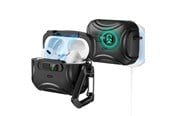 Mobil - Andet Tilbehør - ESR Cyber ​​FlickLock MagSafe Case for AirPods Pro 3 - Black - 4894240289204