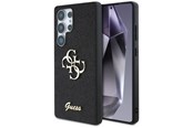 Mobil - Covers & Cases - GUESS Fixed Glitter Big 4G Metal Logo case for Samsung Galaxy S25 Ultra black - 3666339441685