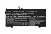 Batteri til bærbare computere - CoreParts - laptop battery - Li-pol - 4300 mAh - 48 Wh - MBXHP-BA0176
