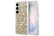 Mobil - Covers & Cases - GUESS IML Leopard Print Triangle MagSafe Case for Samsung Galaxy S26 - Brown - 3666339613907