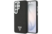 Mobil - Covers & Cases - GUESS Fixed Glitter Triangle MagSafe case for Samsung Galaxy S26 Ultra - black - 3666339613532