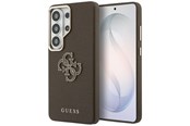 Mobil - Covers & Cases - GUESS Grained Big 4G Metal Logo Case for Samsung Galaxy S26 Ultra - Brown - 3666339612962