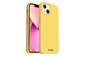 Mobil - Covers & Cases - SiGN Liquid Silicone Case for iPhone 14 Plus - Yellow - SN-SIL14MGul