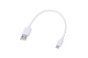 USB kabel - SiGN USB Cable with Lightning 5V - 2.1A for iPhone & iPad - 25cm - White - 13-1222