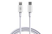 USB kabel - SiGN USB-C to Lightning Cable 20W - 0.25m - White - SN-25W
