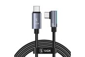 USB kabel - SiGN USB-C to USB-C Cable 3m - 100W - Black - SN-CC30BK
