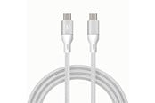 USB kabel - SiGN USB-C to USB-C cable 60W PD - 1m - White - SN-CC3100W