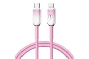USB kabel - SiGN Dynamic Series USB-C to Lightning Cable 2.4A - 1m - Pink - SN-D-PINKCL1M