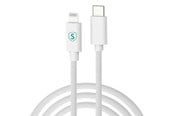 USB kabel - SiGN USB-C to Lightning cable 2m - MFi - 27W - White - SN-MFI27W-2M