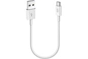 USB kabel - SiGN USB-C Cable for Fast Charging 2.4A - 0.25m - White - SN-USBC025WHITE