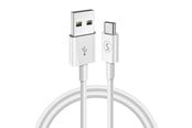 USB kabel - SiGN USB-C Cable for Fast Charging 2.4A - 1m - White - SN-USBC1MWHITE