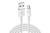 USB kabel - SiGN USB-C Cable for Fast Charging 2.4A - 2m - White - SN-USBC2MWHITE
