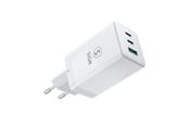 Mobil - Adaptere & Opladere - SiGN GaN Ultra 65W 2xUSB-C & 1xUSB-A Fast Charger - White - SN-TCG01W