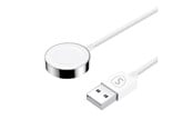 Smartwatch - Tilbehør - SiGN Magnetic Wireless Charger MagSafe for Apple Watch - 2.5W - 3A - 1.2m - White - SN-IW001S