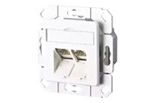Netværkstilbehør - METZ CONNECT E-DAT flush mount outlet - 130C381102-I