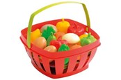 Rolleleg - Ecoiffier Kurv m/frugt og grøntsager 23cm - E966