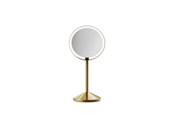 Makeupspejl - Simplehuman Sensor Mirror Fold sammenklappeligt kosmetikspejl – 10x – messingfinish - ST3073
