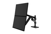 Skærmholder - Ergotron LX Pro mounting kit - for 2 LCD displays - grommet mount - black - 45-710-292