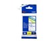 Papir, Fotopapir og Etiketter - Brother Tape brother blå/hvid tze 233 12 mm - TZ233