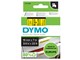 Papir, Fotopapir og Etiketter - DYMO D1 tape | 19mm x 7m rulle | sort på gul - 45808