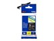 Papir, Fotopapir og Etiketter - Brother TZ e325 - White On Black - Roll (0.9 cm x 8 m) 1 Cassette(s) Laminated Tape - TZE325
