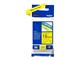 Papir, Fotopapir og Etiketter - Brother TZE641 Yellow/Black Tape 18mm - TZE641