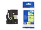 Papir, Fotopapir og Etiketter - Brother TZEC51 Black on Yellow Roll (2.4cm x 5m) - TZEC51