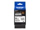Papir, Fotopapir og Etiketter - Brother TZeS211 / TZe-S211 Labelling Tape Cassette – Black on White 6mm wide - TZES211