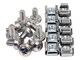 Systemtilbehør (kølepasta mv.) - StarTech.com 50 Pkg M6 Mounting Screws and Cage Nuts - CABSCREWM6