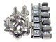 Netværkstilbehør - StarTech.com CABSCREWM62 M6 Mounting Screws and Cage (100-Pack) - CABSCREWM62