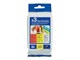 Papir, Fotopapir og Etiketter - Brother TZe 31M3 - 3-Pack 1x black on red 1x black on white and 1x black on yellow laminated tape (12mm x 8m) - TZE31M3