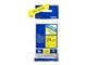 Papir, Fotopapir og Etiketter - Brother TZE651 / TZe-651 Black on Yellow Ribbon (24mm x 8m) - TZE651