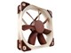 Kabinet Køler - Noctua NF-S12A FLX - Kabinet køler - 120mm - Brun - 17 dBA - NF-S12A FLX