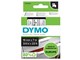 Papir, Fotopapir og Etiketter - DYMO D1 tape | 19mm x 7m rulle | sort på klar - S0720820