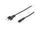 Strømkabel (ekstern) - Pro Strømkabel C7 (2 pins) - Sort - 1.8m - Lige - 4040849513220