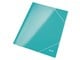 Mapper og Clipboards - Leitz 3-klap elastikmappe WOW A4 Isblå - 39820051